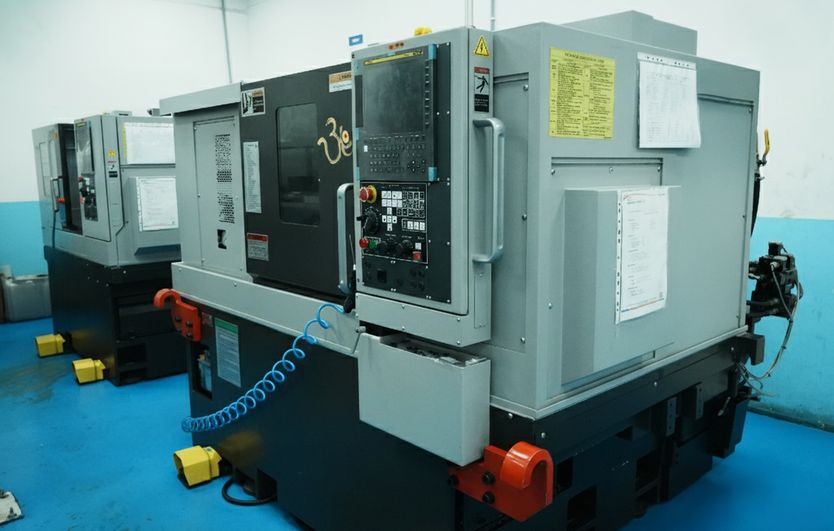 CNC turning centre on the RAVIS shop floor