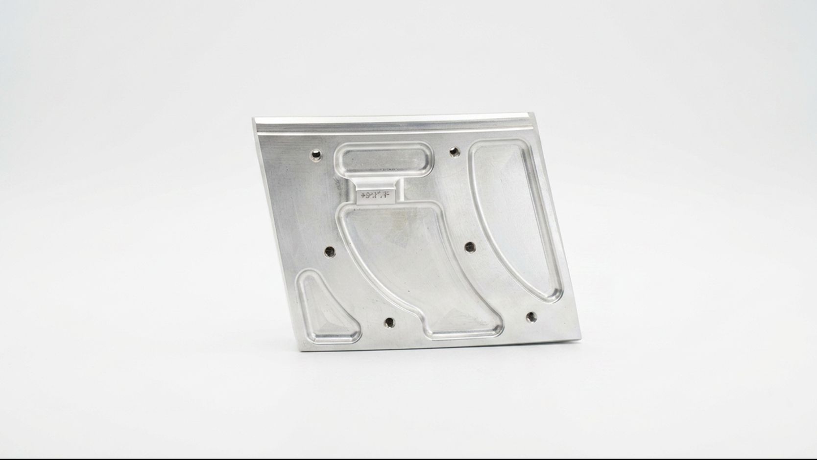 Machined component photographed in the RAVIS inspection area